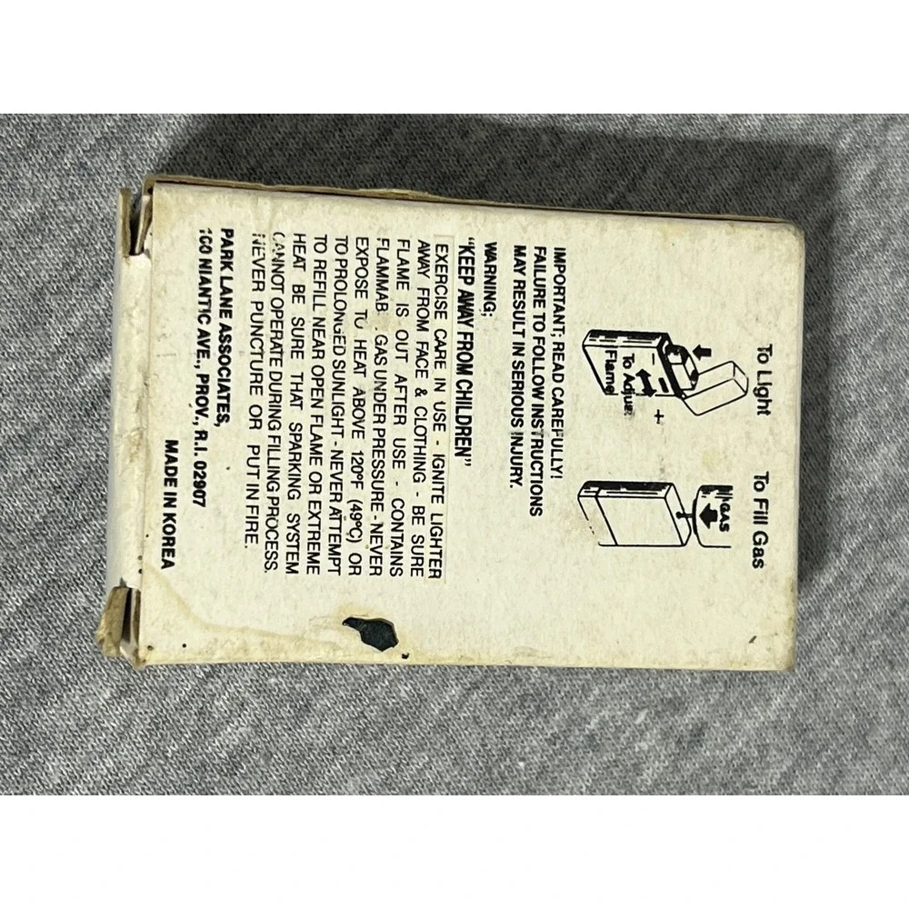 Vintage 1992 Camel Wides Pack Lite III Refillable Butane Lighter Korea RJRTC‎